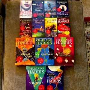 True Blood book series (books 1-12 plus bonus book of short stories)